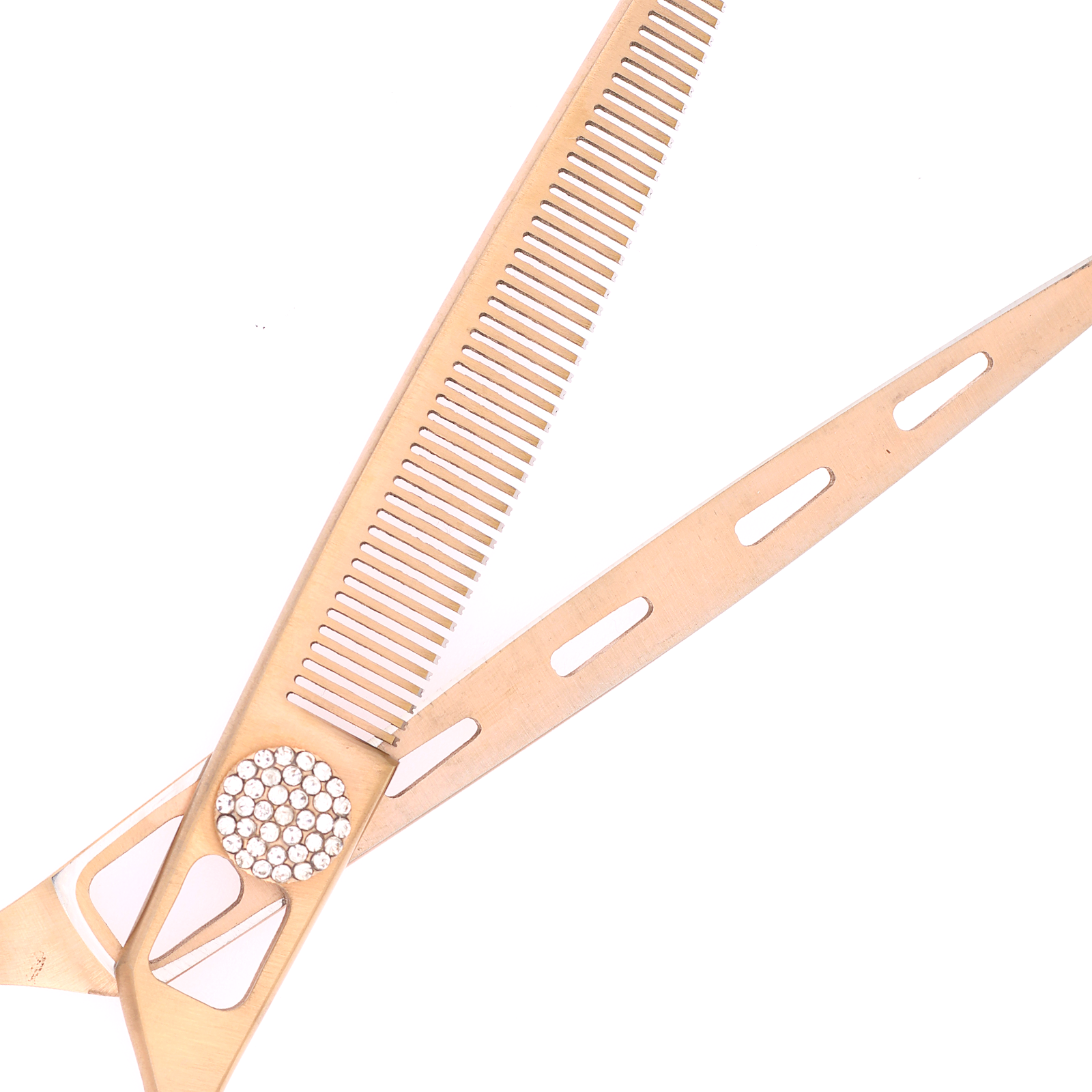 Titan Shears - Thinner Sword-Shaped Blade Gold 440C Convex RH STR 7" image 3